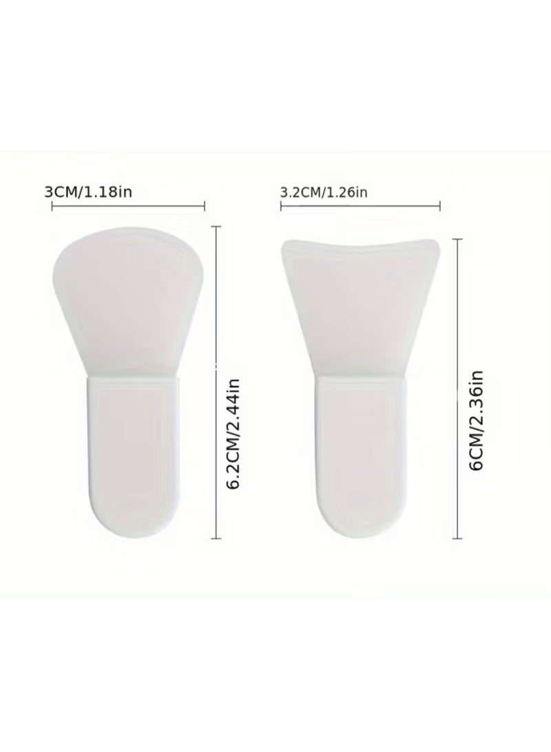 فرشاة قناع الوجه المصنوعة من السيليكون (قطعتان) مصممة لتطبيق منتجات العناية بالبشرة بطريقة صحية - Image 2